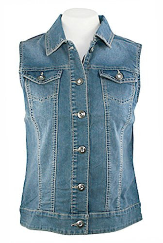 Top Baccini jean vest