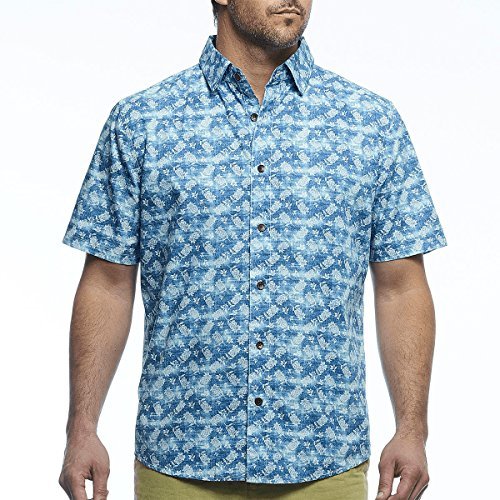 Margaritaville Blue Hawaiian Shirts for Men