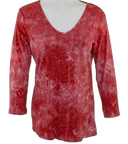 Impulse California - Rose Zircon, Rhinestone Print, V-Neck Top – Cities ...